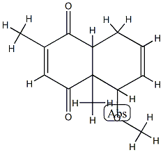 1,4-Naphthoquinone,4a,5,8,8a-tetrahydro-5-methoxy-2,4a-dimethyl-(5CI) CAS#: 824427-15-8