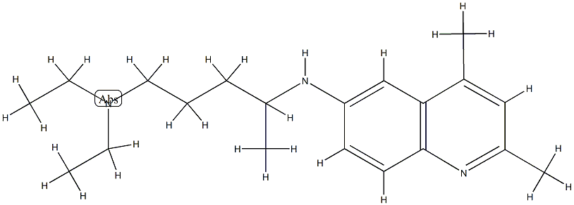 1,4-Pentanediamine, N(sup 1),N(sup 1)-diethyl-N(sup 4)-(2,4-dimethyl-6 -quinolinyl)- CAS#: 84264-44-8