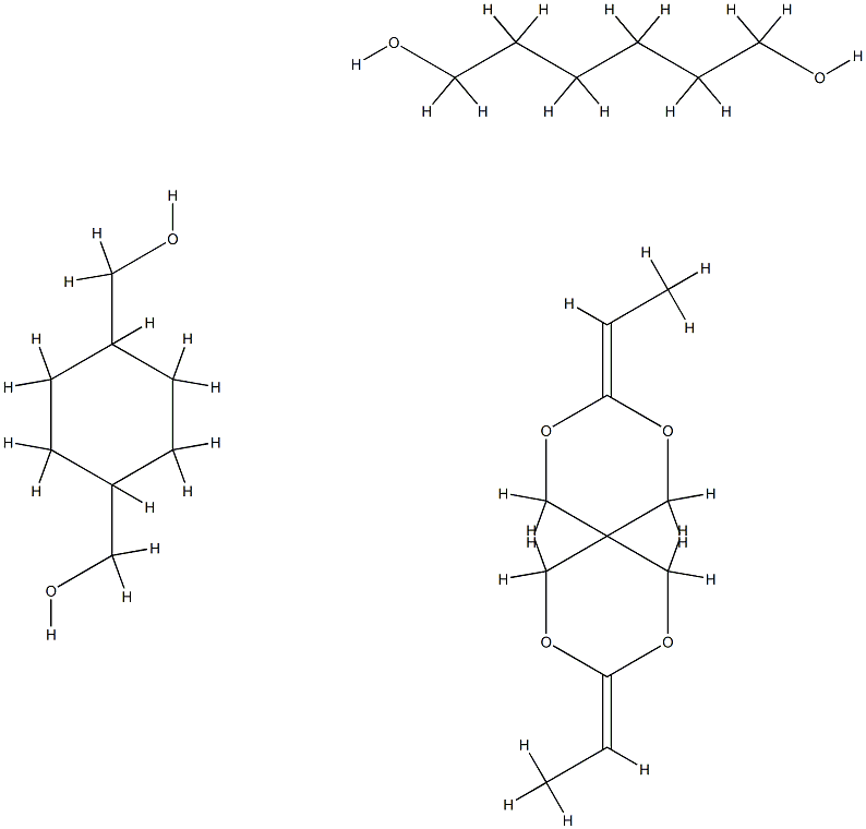 1,4-cyclohexanedimethanol-3,9-diethylidene-2,4,8,10-tetraoxaspiro(5.5)undecane-1,6-hexanediol polymer CAS#: 88849-65-4