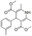 1,4-dihydro-2,6-dimethyl-4-(3-methylphenyl)-3,5-pyridinedicarboxylic acid dimethyl ester CAS#: 80307-08-0