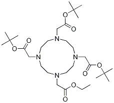1,4,7,10-Tetraazacyclododecane-1,4,7,10-tetraacetic acid, tris(1,1-diMethylethyl) ethyl ester CAS#: 825625-07-8
