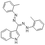 1,5-Bis(2-methylphenyl)-3-(1H-indol-3-yl)formazan CAS#: 87582-43-2