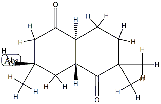 1,5-Naphthalenedione,octahydro-7-hydroxy-2,2,7-trimethyl-,(4aR,7S,8aS)-rel-(9CI) CAS#: 808101-22-6