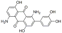 1,5-diamino-2-(3,4-dihydroxyphenyl)-4,8-dihydroxyanthraquinone CAS#: 84100-90-3