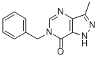 1,6-Dihydro-3-methyl-6-(phenylmethyl)-7H-pyrazolo(4,3-d)pyrimidin-7-on e CAS#: 80030-90-6