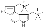 1,8-Bis(dimethylaminomethyl)-3H,6H-pyrrolo(3,2-e)indole dimethiodide CAS#: 84905-62-4