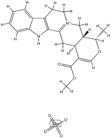 (19alpha)-3,4,16,17-tetradehydro-16-(methoxycarbonyl)-19-methyloxayohimbanium perchlorate CAS#: 85611-01-4