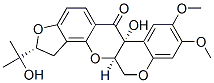 (1)Benzopyrano(3,4-b)furo(2,3-h)(1)benzopyran-6(6aH)-one, 1,2,12,12a-t etrahydro-6a-hydroxy-2-(1-hydroxy-1-methylethyl)-8,9-dimethoxy-, (2R-( 2alpha,6aalpha,12aalpha))- CAS#: 85042-77-9