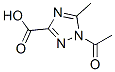 1H-1,2,4-Triazole-3-carboxylic acid, 1-acetyl-5-methyl- (7CI) CAS#: 88513-02-4
