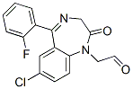 1H-1,4-Benzodiazepine-1-acetaldehyde, 7-chloro-5-(2-fluorophenyl)-2,3- dihydro-2-oxo- CAS#: 85057-32-5