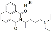 1H-Benz(de)isoquinoline-1,3(2H)-dione, 2-(4-(diethylamino)-1-methylbut yl)-, monohydrobromide CAS#: 81254-01-5