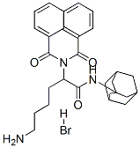 1H-Benz(de)isoquinoline-2(3H)-acetamide, alpha-(4-aminobutyl)-1,3-diox o-N-tricyclo(3.3.1.1(3,7))dec-1-yl-, monohydrobromide CAS#: 81274-66-0