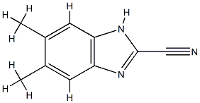 1H-Benzimidazole-2-carbonitrile,5,6-dimethyl-(9CI) CAS#: 88422-30-4
