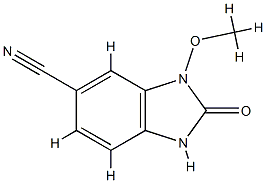 1H-Benzimidazole-5-carbonitrile,2,3-dihydro-3-methoxy-2-oxo-(9CI) CAS#: 86465-37-4
