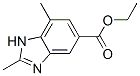 1H-Benzimidazole-5-carboxylicacid,2,7-dimethyl-,ethylester(9CI) CAS#: 808744-96-9