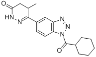 1H-Benzotriazole, 1-(cyclohexylcarbonyl)-5-(1,4,5,6-tetrahydro-4-methy l-6-oxo-3-pyridazinyl)- CAS#: 85634-51-1