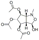 1H-Cyclopentcisoxazole-3,4,5,6-tetrol, hexahydro-1-methyl-, 4,5,6-triacetate, 3R-(3.alpha.,3a.alpha.,4.alpha.,5.beta.,6.alpha.,6a.alpha.)- CAS#: 88111-88-0