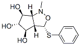 1H-Cyclopentcisoxazole-4,5,6-triol, hexahydro-1-methyl-3-(phenylthio)-, 3R-(3.alpha.,3a.beta.,4.beta.,5.alpha.,6.beta.,6a.beta.)- CAS#: 88111-90-4