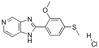 1H-Imidazo(4,5-c)pyridine, 2-(2-methoxy-4-(methylthio)phenyl)-, monohy drochloride CAS#: 86315-69-7
