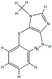 1H-Imidazol-4-amine,1-methyl-5-(phenylthio)-(9CI) CAS#: 805969-20-4