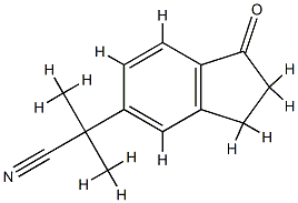 1H-Indene-5-acetonitrile,2,3-dihydro--alpha-,-alpha--dimethyl-1-oxo-(9CI) CAS#: 812695-04-8