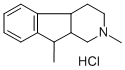 1H-Indeno(2,1-c)pyridine, 2,3,4,4a,9,9a-hexahydro-2,9-dimethyl-, hydro chloride CAS#: 84297-24-5