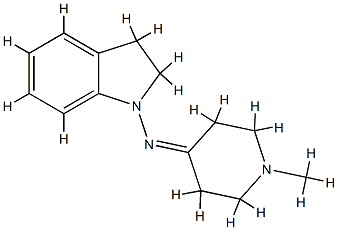1H-Indol-1-amine,2,3-dihydro-N-(1-methyl-4-piperidinylidene)-(9CI) CAS#: 804445-12-3