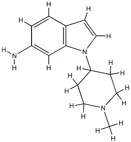 1H-Indol-6-amine,1-(1-methyl-4-piperidinyl)-(9CI) CAS#: 823191-51-1