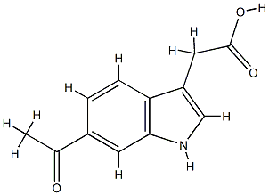 1H-Indole-3-aceticacid,6-acetyl-(9CI) CAS#: 81223-95-2