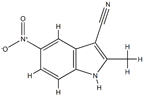 1H-Indole-3-carbonitrile,2-methyl-5-nitro-(9CI) CAS#: 815586-77-7