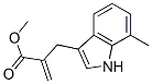1H-Indole-3-propanoicacid,7-methyl-alpha-methylene-,methylester(9CI) CAS#: 800366-83-0