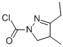 1H-Pyrazole-1-carbonyl chloride, 3-ethyl-4,5-dihydro-4-methyl- (9CI) CAS#: 89662-71-5