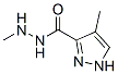1H-Pyrazole-3-carboxylic acid, 4-methyl-, 2-methylhydrazide CAS#: 89270-60-0