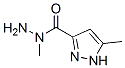1H-Pyrazole-3-carboxylic acid, 5-methyl-, 1-methylhydrazide CAS#: 89270-37-1