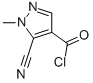 1H-Pyrazole-4-carbonyl chloride, 5-cyano-1-methyl- (9CI) CAS#: 81303-60-8
