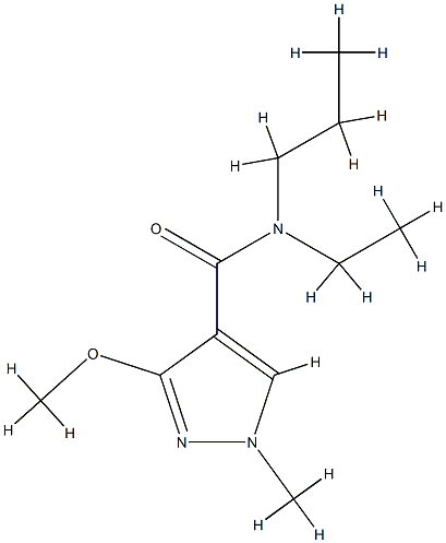 1H-Pyrazole-4-carboxamide,N-ethyl-3-methoxy-1-methyl-N-propyl-(9CI) CAS#: 808772-61-4