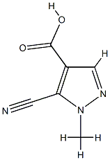 1H-Pyrazole-4-carboxylicacid,5-cyano-1-methyl-(9CI) CAS#: 81303-59-5