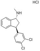 (1R,3S)-REL-3-(3,4-DICHLOROPHENYL)-2,3-DIHYDRO-N-METHYL-1H-INDEN-1-AMINE HYDROCHLORIDE CAS#: 86939-10-8