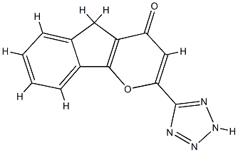 2-(1H-tetrazol-5-yl)-4,5-dihydro-4-oxo-indenopyran CAS#: 85582-31-6