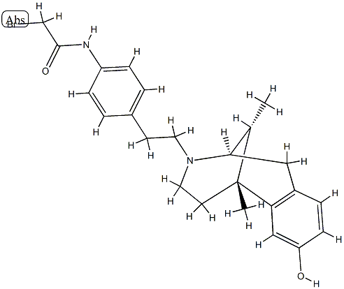 2-(2-(4-bromoacetamidophenyl)ethyl)-5,9 alpha-dimethyl-2'-hydroxy-6,7-benzomorphan CAS#: 88467-32-7
