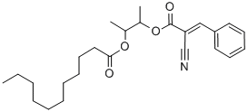 2-((2-Cyano-3-phenyl-1-oxo-2-propenyl)oxy)-1-methylpropyl undecanoate CAS#: 84006-52-0