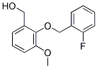 (2-((2-FLUOROBENZYL)OXY)-3-METHOXYPHENYL)METHANOL CAS#: 838881-06-4