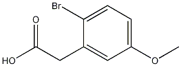 2-(2-bromo-5-methoxyphenyl)acetic acid CAS#: 86826-93-9