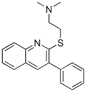 2-((2-(dimethylamino)ethyl)thio)-3-phenylquinoline CAS#: 85273-95-6