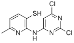 2-(2,4-Dichloropyrimidin-6-ylamino)-6-methyl-1H-pyridinium-3-thiolate CAS#: 81587-38-4