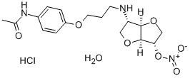 2-((3-(4-Acetaminophenoxy)propyl)amino)-1,4:3,6-dianhydro-2-deoxy-L-id itol 5-nitrate HCl H2O CAS#: 81785-52-6