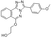 2-((3-(4-Methoxyphenyl)-1,2,4-triazolo(3,4-a)phthalazin-6-yl)oxy)ethan ol CAS#: 87540-57-6