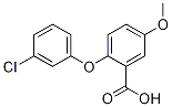 2-(3-CHLOROPHENOXY)-5-METHOXY-BENZOIC ACID CAS#: 86456-12-4