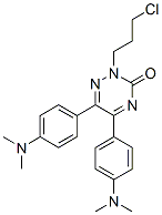 2-(3-chloropropyl)-5,6-bis(4-dimethylaminophenyl)-1,2,4-triazin-3-one CAS#: 84423-97-2