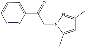 2-(3,5-dimethyl-1H-pyrazol-1-yl)-1-phenyl-1-ethanone CAS#: 87581-58-6